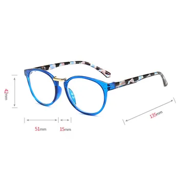 Ahora Retro Ovalni Cvetlični Obravnavi Očala Za Ženske Presbyopia Očala Smolo Presbyopic Očala Z Dioptrije +1...+4.0