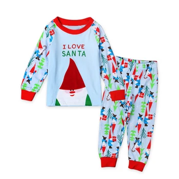 2017 Nove božič pižame otroci otroci pižame santa claus jelena tiskanje fantje sleepwear more otroci pjs DS25