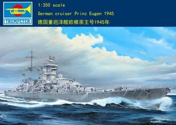 Prvi Trobentač Deloval 05313 1/350 Nemški Prinz Eugen 1945