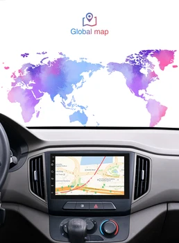 Podofo 2 Din Android Avto Radio, GPS, Bluetooth Audio (zvok Bluetooth Stereo WIFI USB FM 2Din Auto Autoradio Za VW Hyundai Nissan toyota CR-V, KIA