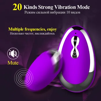 MIO Brezžični Dildos Bullet Vibrator Mini Vaginalne Žogo 20 Frekvenca G-spot Klitoris USB Polnilne Massager Sex Igrače za Odrasle