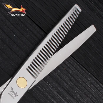 KUMIHO redčenje las škarje 6 inch 9cr13 iz nerjavečega jekla visoke kakovosti las škarje za salon uporabljati las strižna frizerski