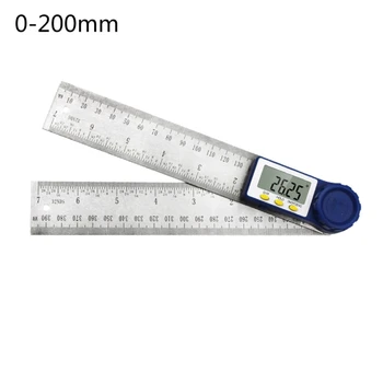 2 v 1 200/300 mm, iz Nerjavnega Jekla Digitalni Merilnik Kota Inclinometer Vladar Elektronov