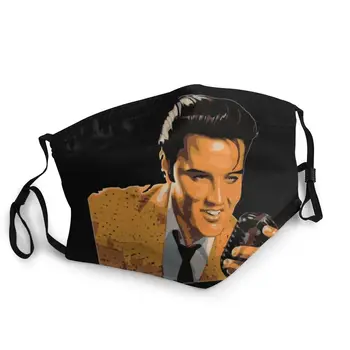 Elvis Presley Letnik Non-Enkratno Glasbeno Legendo Kralj Masko Proti Meglica Dustproof Zaščitni Pokrov Respirator Usta-Žarilna