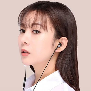 Xiaomi Mi Slušalke Pol V Uho Tip-C slušalke MEMS Mic Žice Nadzor Dvojno Voznik Hibridni DC za redmi opomba 7 7pro xiaomi 9 9SE