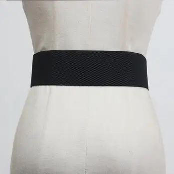 Ženske vzletno-pristajalne steze mode pu usnje elastična Cummerbunds žensko Obleko Stezniki Pas Pasovi dekoracijo širok pas R1040