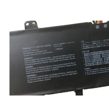 11.52 V 42Wh B31N1707 Laptop Baterija za ASUS Vivobook X411UA X411UF X411UN X411UQ S14 S410UA S410UN
