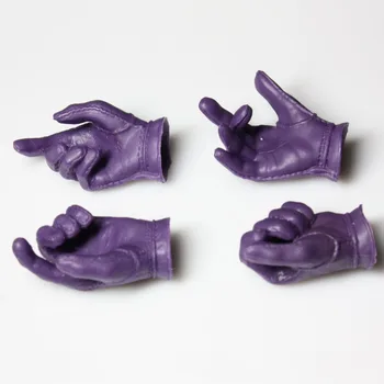 4pcs/set 1/6 Lestvici, Vijolično Roke Tip Jokers Roke Modeli za 12 Cm NOČ DX11 DX10 figuric