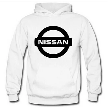 Hoodies Moških Nissan Avto Logo Print Majica Pomlad Jesen Nov Modni Moški pulover s kapuco hip hop harajuku Priložnostne Kapuco Runo trenirko