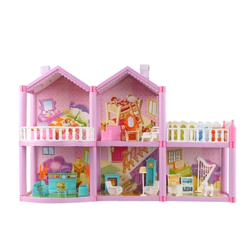LOL presenečenje Lutke Hišo Za Izvirno lols Lutke Dollhouses Vila Grad Z DIY Pohištvo Oprema Igrače Hiša za Dekleta