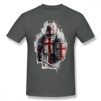 Crusader T Shirt Crusader T-Shirt Moda Graphic Tee Shirt Bombaž Človek 3xl Kratki Rokav Smešno Tshirt