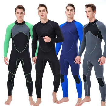3 MM Neopren Obleka Za Moške, Potapljanje, Surfanje Snorkeling Spearfishing jumpsuit