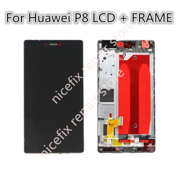 Huawei P8 LCD-Zaslon, Zaslon na Dotik, Računalnike Montaža Z Okvirjem Zamenjava GRA-UL00 GRA-TL00 GRA-CL00 Za 5.2