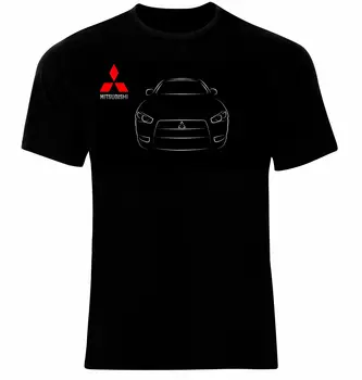 Vroče Prodaje Poletje Mitsubishi Auto Avtomobilov Logotip Način Natisnjeni T-shirt Vseh Velikosti Tee Majica