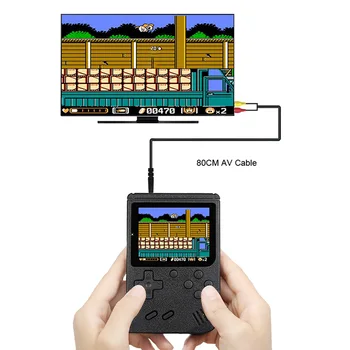 Color 3 Cm LCD Retro Prenosni Mini Ročni Video Igra Konzola 8-Bitni Vgrajen 400 Igre Otroci Barva Igre Igralca
