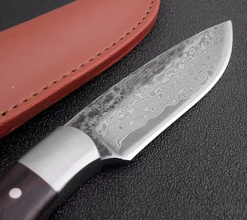 KKWOLF Visoke Kakovosti lovski noži za les, ročaj kampiranje preživetje taktično omejeno nož north american lovski nož Naravnost NOVA