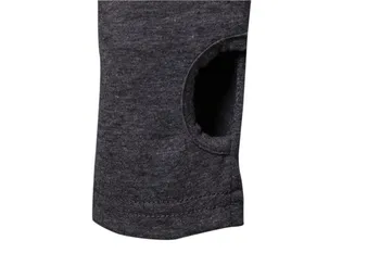 2020 Novo mens stretch fitnes men ' s ninja enotno hooded dolgo rokavi T-shirt call of duty lobanje masko visoke kakovosti dolgo sleeved