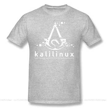 Majica Kali Operacijski Sistem Linux Taksist T-Shirt Bombaž linux operacijskega sistema Računalnika Geek ofertas Tee Majica