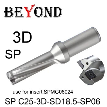 PREKO Drill Bit 3D 18,5 mm SP C25-3D-SD18.5-SP06 U Vrtanje uporaba Vstavite SPMG SPMG06024 Indeksiranih Karbida Vstavi Orodja za CNC Stružnica