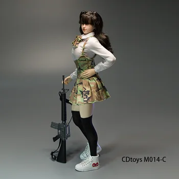 Spot Cdtoys M014 1/6 Ženski Vojak Taktično Jk Python Enotno Krilo Nabrano Krilo Oboroženih Dekle Obleko