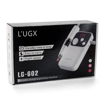 LUGX 602 18W 35000RPM Polnjenja Prenosne Električne Manikura Vaja Poliranje Orodje Set Nail Art Opreme, Dekoracije za Nohte