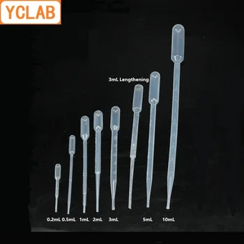 YCLAB 100 KOZARCEV 10 ml Razpoložljivi Pada Pipeto Pasterizirano Plastike s Diplomi se Označi Laboratorij za Kemijo, Oprema