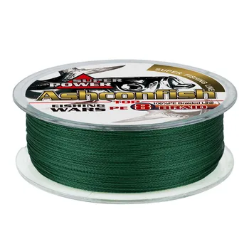 Visoko quality100m 300M krap ribolov line pleteni rdeče barve, nikoli ne blede 8 Sklop super pe žice 10 60 130 150 250 300LBS vrv, zelena
