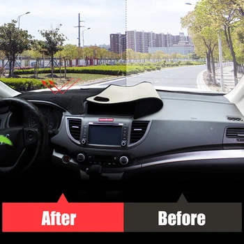 Za Honda CRV 2007-2011 2012-2016 2017 2018 2019 LHD Avto nadzorna plošča Pokrov Preproge Izognili Svetlobe Blazine Anti-UV Preproge Trim Dodatki