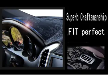 Za Mercedes-Benz, Smart Fortwo W451 2007-Flanela Dashmats Nadzorni Plošči Zajema Dash Pad Avto Mat Preprogo CustomSunshade