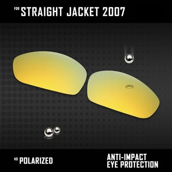 OOWLIT Leče Zamenjave Za Oakley Naravnost Jakno 2007 Polarizirana sončna Očala - Več Barv