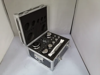 M1 Razred 27pcs 1mg-2 kg iz Nerjavečega Jekla Digitalno Tehtnico Kalibracija Uteži Kit Set w Potrdilo, natančnost Pakirani