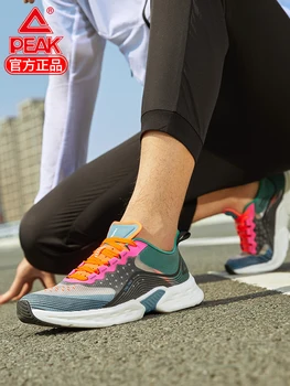 Vrh lahka, elastična tehnologije poletni športni čevlji šok absorpcije odporne na obrabo dihanje ultra lahka čevlji za moške