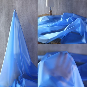 0,2 mm Tpu Prosojne Tkanine Super vidika Oblačila Windbreaker Vodotesne Tanke Kristalne Zavit Plastičnih Krpo Oblikovalec DIy