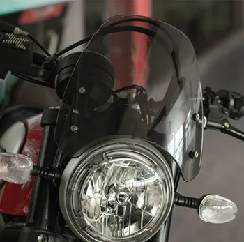 Za Ducati Scrambler-2018 ABS vetrobranskega stekla Motocikel Vetrobransko steklo Ščit Zaslon Zaščita 2016 2017 2018