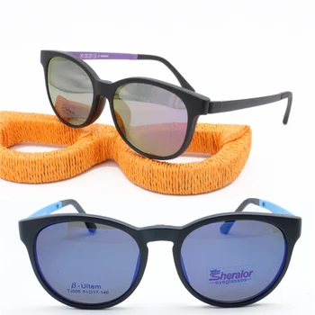 005 ULTEM rectro obliko optična očala okvir z megnatic posnetek na izmenljive polarizirana kratkovidnost Daljnovidnost sončna očala za ženske