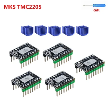 Steper voznik TMC2225 modul 3D Tiskalnik stopil gonilnik krmilnika TMC 2225 čip MKS, ROBIN NANO creality dele zamenjajte TMC2208