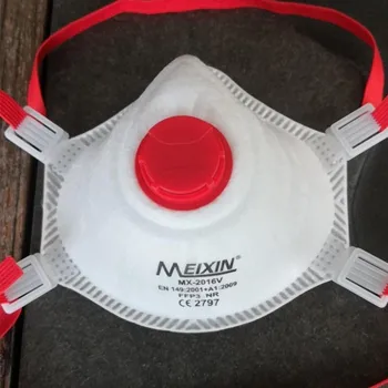 CE 2797 odobren odraslih FFP3 masko z dihanjem ffp3mask filter ventil za pokal oblikovan skledo oblikovane zaščite, da varujejo FPP3 NR FFPP3
