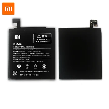 Original Xiaomi Mobilnega Telefona Baterije BM46 4000 mah Za Xiaomi Redmi Opomba 3 / Opomba 3 Pro Zamenjava Baterij Brezplačna Orodja