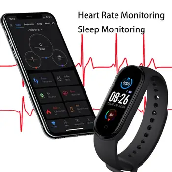 Smart Band IP67 Nepremočljiva Šport Pametno Gledati Moški Ženska Krvnega Tlaka, Srčnega utripa, Fitnes Zapestnica Za Android IOS