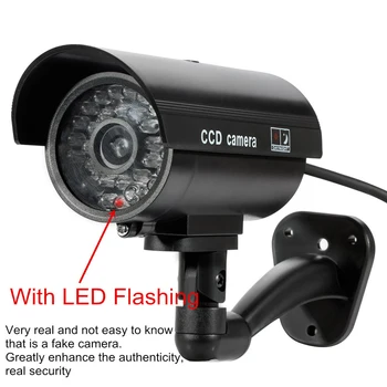 Varnost TL-2600 Nepremočljiva Prostem, v Zaprtih prostorih Lažne Varnostne Kamere Dummy CCTV nadzorna Kamera Noč CAM LED Light Color