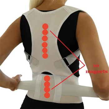 10 Magnet Za Uravnavanje Ramenski Ledvene Podpore Za Nego Telesa Ortopedskih Korzet Zgornji Nazaj, Spine Corrector Naramnicami Držo, Popravljanje Pasu