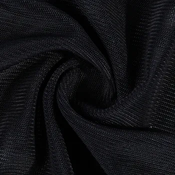 Ženske Mini Obleka Seksi Vidika Očesa Dolg Rokav Seksi Obleke Črna Moda Kratke Bodycon Obleke Klub Vestidos Oblačilih
