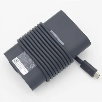 A - Original 65W USB Tip C Prenosnik AC Adapter za DELL Latitude 13 7370 7390 7400 7300 5300 XPS 12 9250 2YK0F 02YK0F M1WCF 0M1WCF