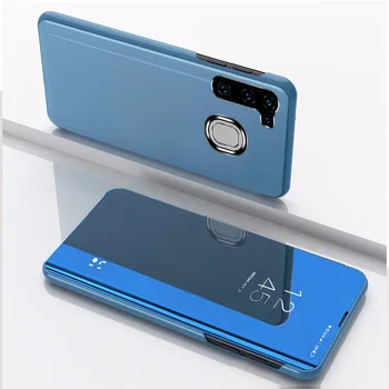Za Samsung Galaxy A41 Primeru Flip Mirror Stojalo Primeru Telefon Za Samsung Galaxy M11 A11 A21 A31 A70E Hrbtni Pokrovček Luksuzni Zaščitna