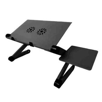 Aluminijaste Zlitine, Zložljivi Tabela Laptop Desk Prenosni Nastavljiv zložljive Notebook Stand leni imetnik z miško odbor