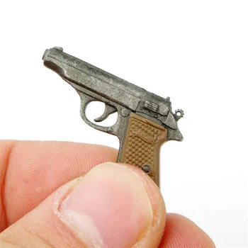 NOVO 1/6 Obsega Zmaj Orožje Model Avtomatsko Pištolo Walther PPK Pištolo Model Za 12