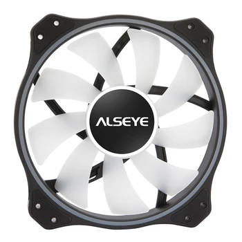 ALSEYE AURO Serije 200mm ARGB LED Računalnik Primeru Hladilni Ventilator Molex Priključek za Daljinski upravljalnik RGB Razsvetljava
