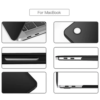 Laptop Primeru Za Apple Macbook Air Pro Retina 11 12 13 15 dotik bar ID A2159 Za Novi Macbook Air 13 A1932 2018 Tipkovnico Pokrov