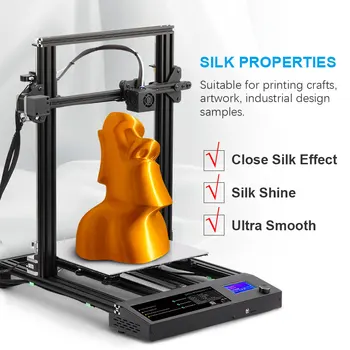SUNLU PLA 1.75 mm Svilena Tkanina 3D Nitke SVILE PLA Nitke Za 3D Tiskalnik, Dobro Žilavost Materiali za Tiskanje