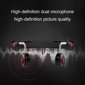 Kostno Prevodnost Bluetooth Slušalke 5.0 8G Pomnilnik MP3 Svetilnost Luči S Športnimi Brezžične Slušalke Mikrofon za Prostoročno uporabo Slušalke